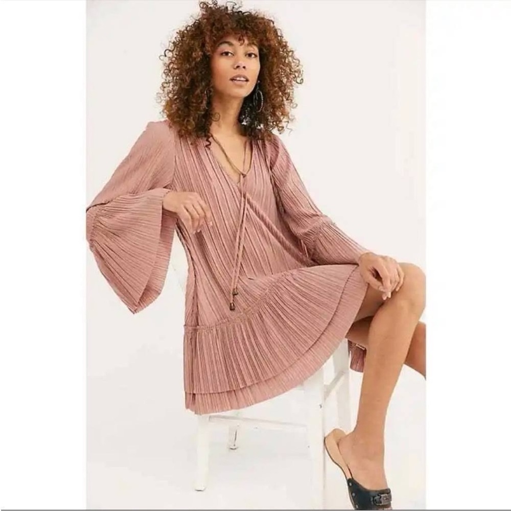 NEW Free People Can’t Help It Boho Mini Dress - Picture 14 of 15